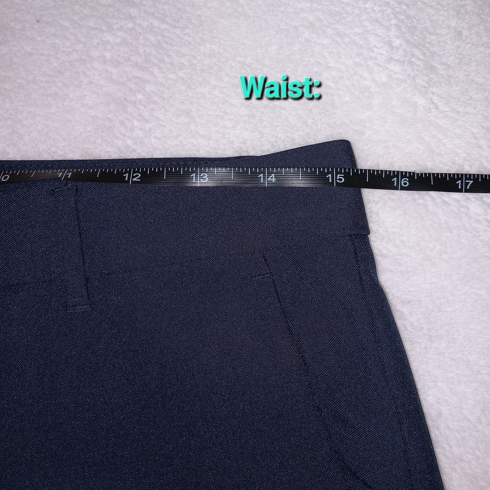 NWT Banana Republic Sculpted Stretch High Rise Straight Pants Sz 6 Prep Navy $90 - Picture 12 of 15